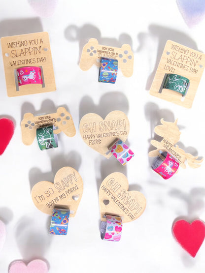 Valentine Slap Bracelets
